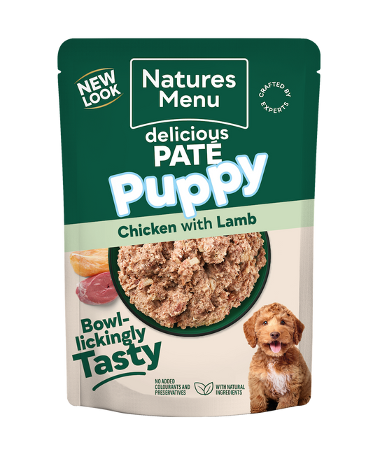 Natures Menu Chicken with Lamb Pouch for Puppies 300g
