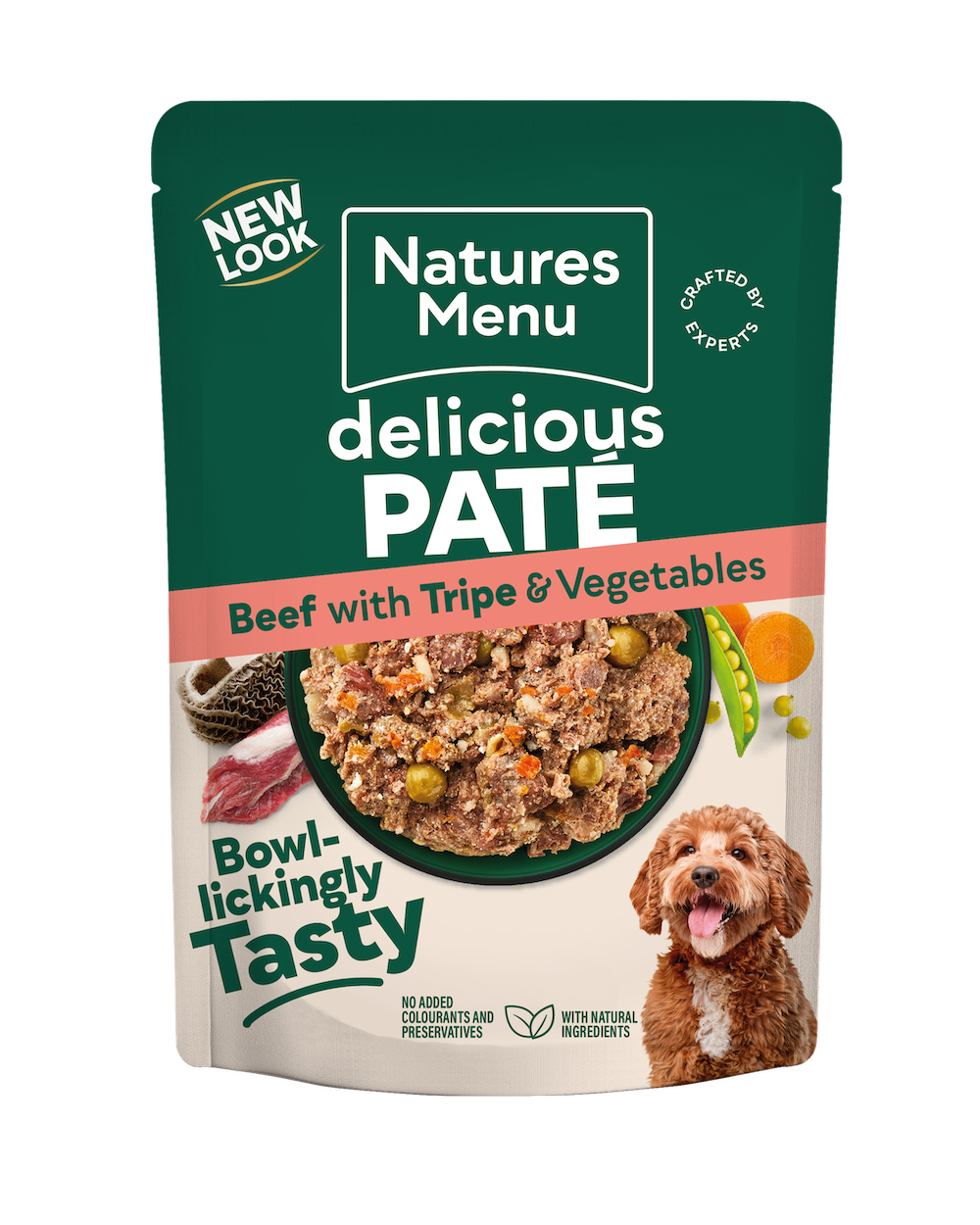Natures Menu Dog Pouch Beef & Tripe 300g
