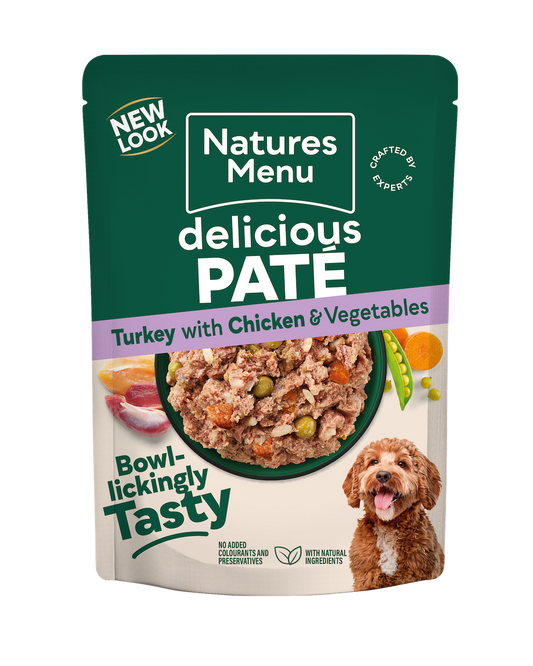 Natures Menu Dog Turkey and Chicken Pouch 300g