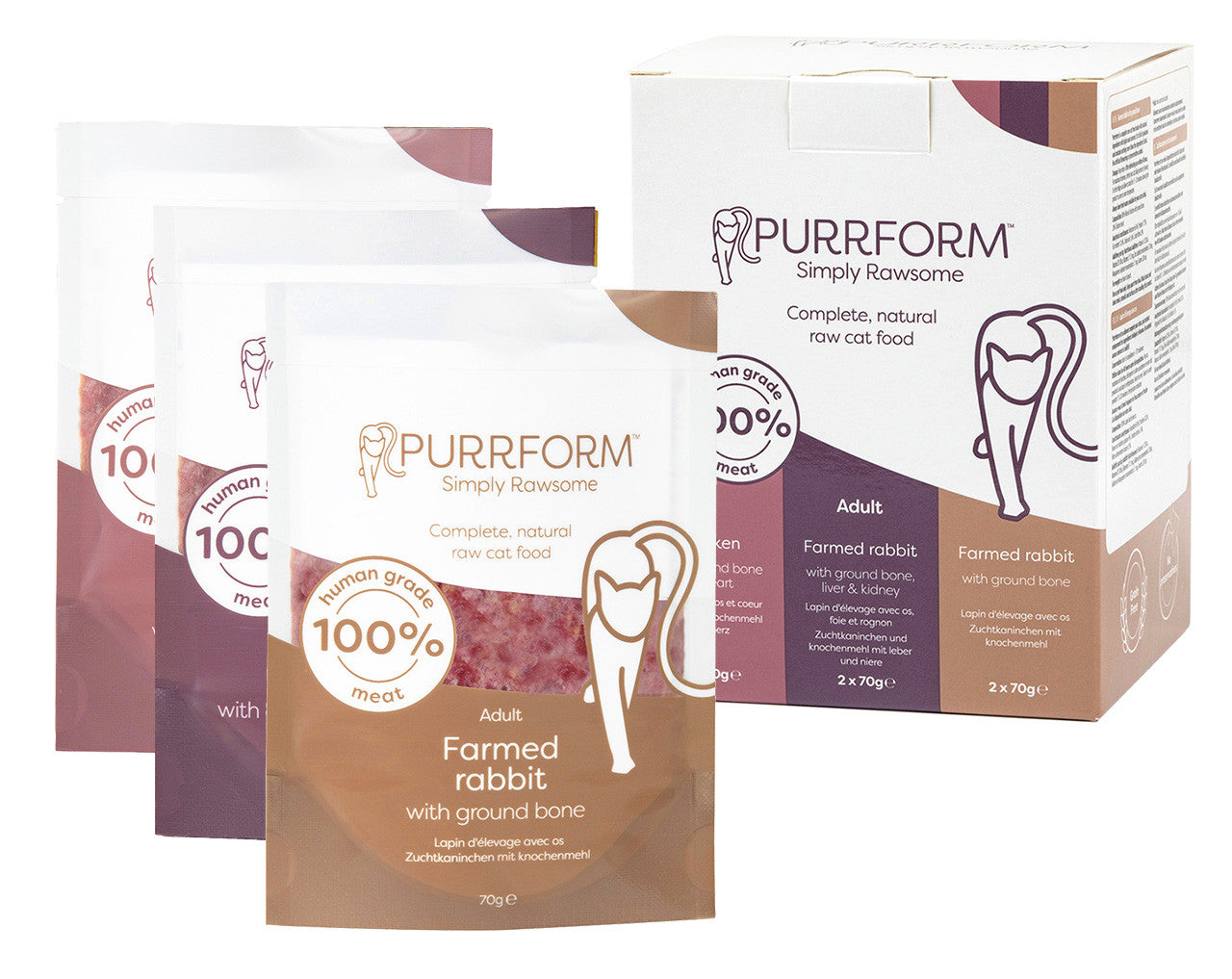 Purrform Pouches Mixed Box 001 6X70g