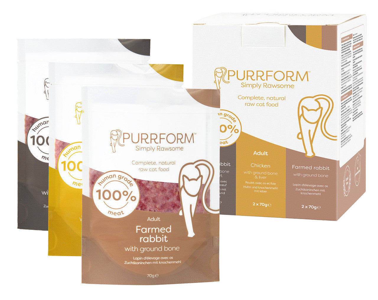 Purrform Pouches Mixed Box 002 6X70g