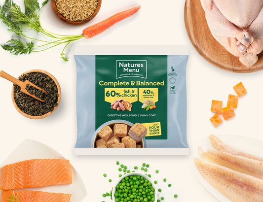 Natures Menu 60% Fish and Chicken Nuggets (Senior) 1kg