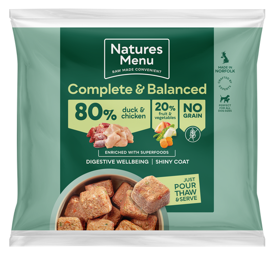 Natures menu 80% Duck and Chicken Nuggets 1kg