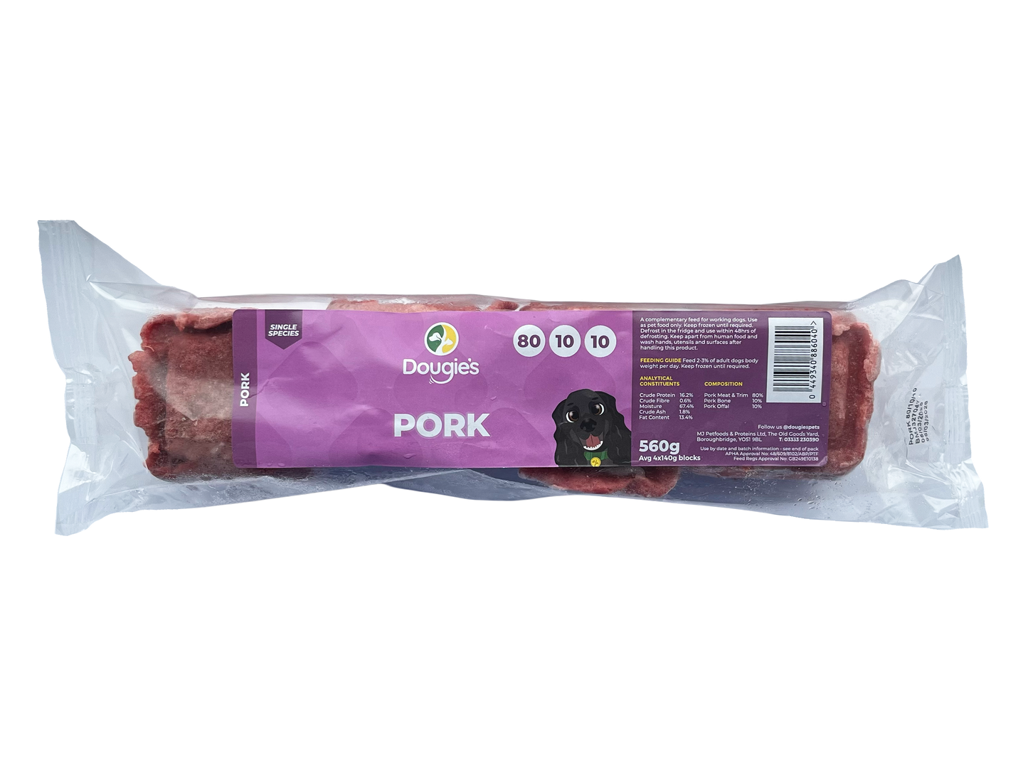 Dougies 80/10/10 Pork 560g