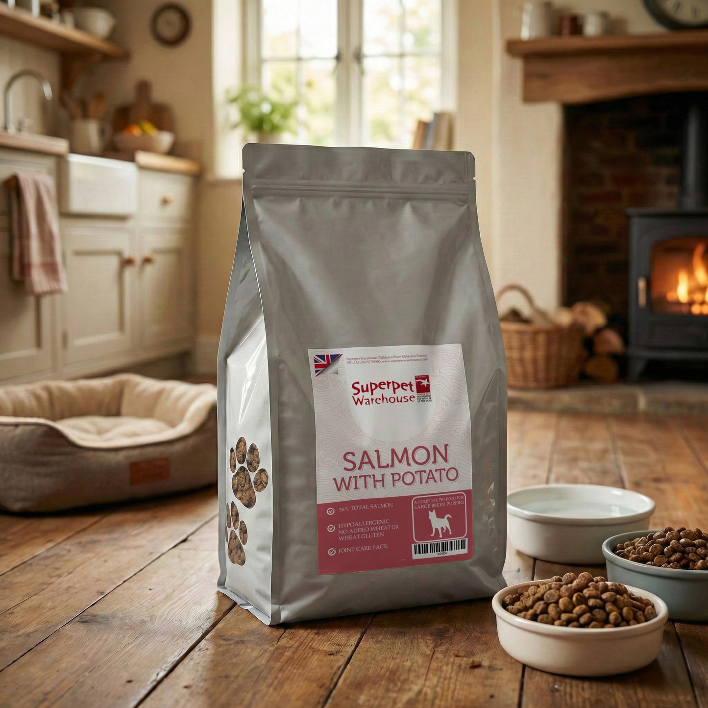 Superpet Super Premium Puppy Large Breed Salmon & Potato 2kg