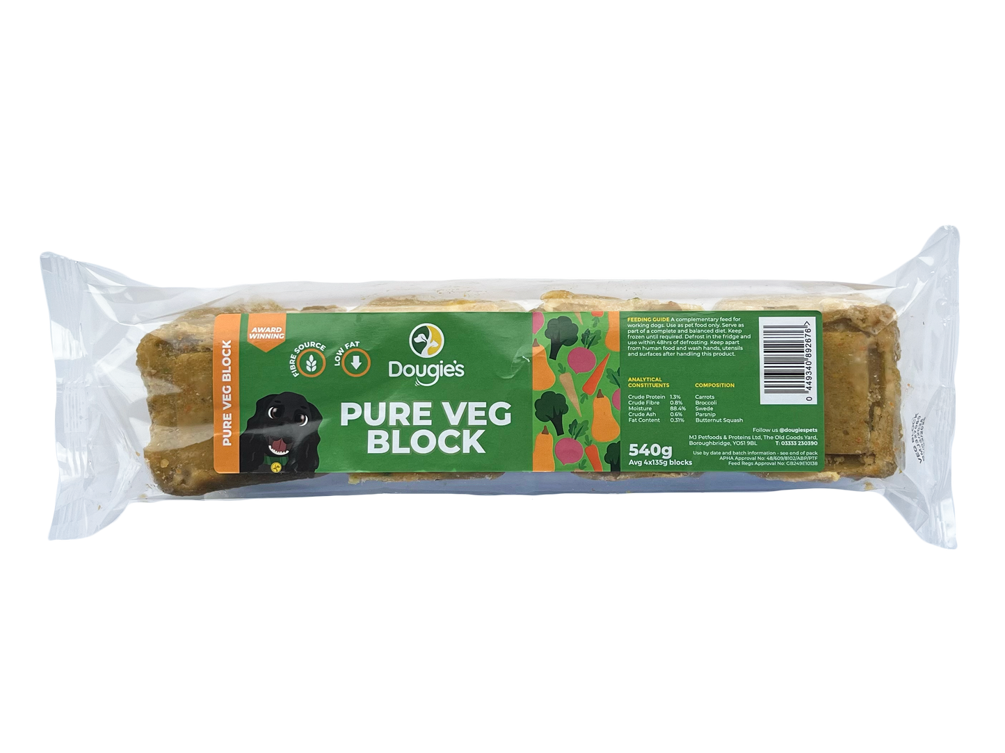Dougies Pure Veg Block 540g