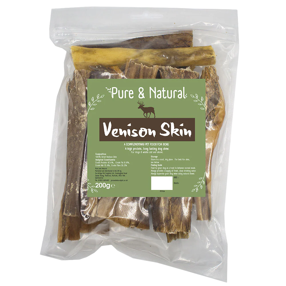 Pure & Natural Venison Skin 1kg