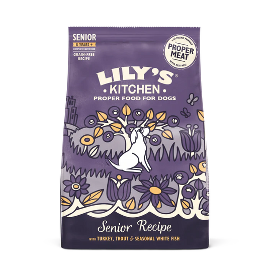 Lily's Kitchen Dog Dry Senior Recipe 8+ Salmon & Trout 7kg