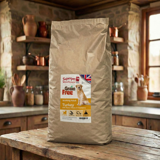 Superpet Grain Free Adult Turkey Working Dog 15kg