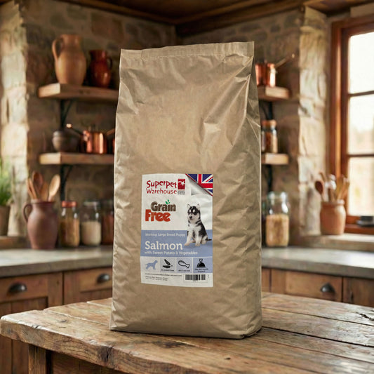Superpet Grain Free Puppy Large Breed Salmon Working Dog 15Kg