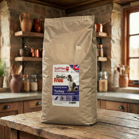 Superpet Grain Free Senior Turkey Working Dog 15kg