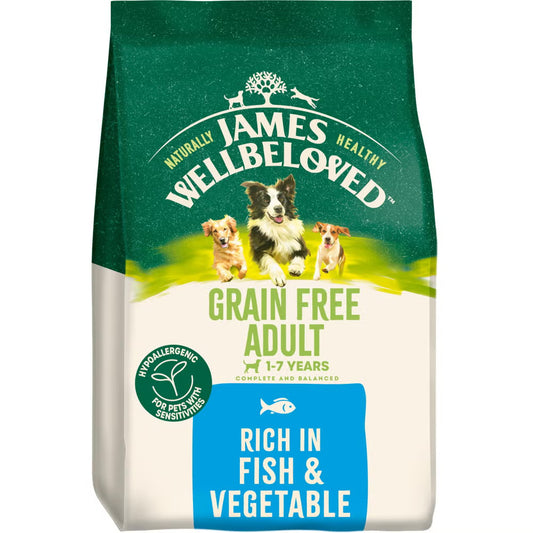 James Wellbeloved Dog Adult Grain Free Fish 10kg