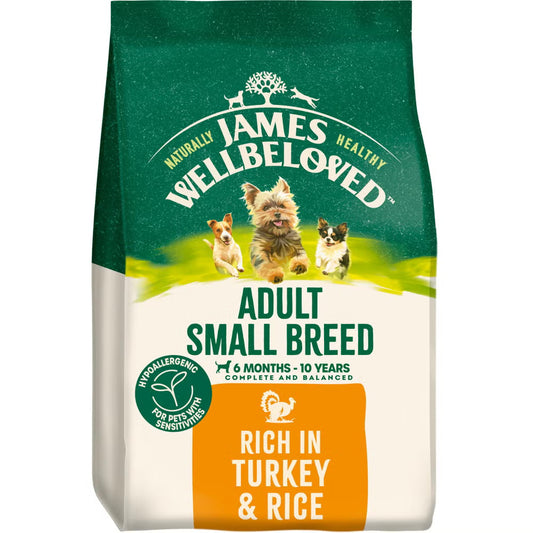 James Wellbeloved Dog Food Small Breed Turkey 1.5 kg