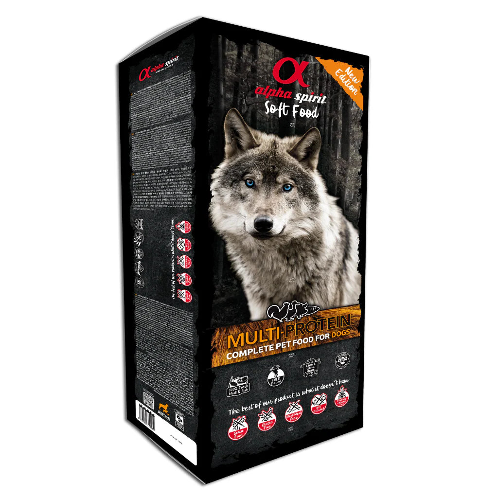 Alpha Spirit Multi Protein Semi Moist Food 9kg product image