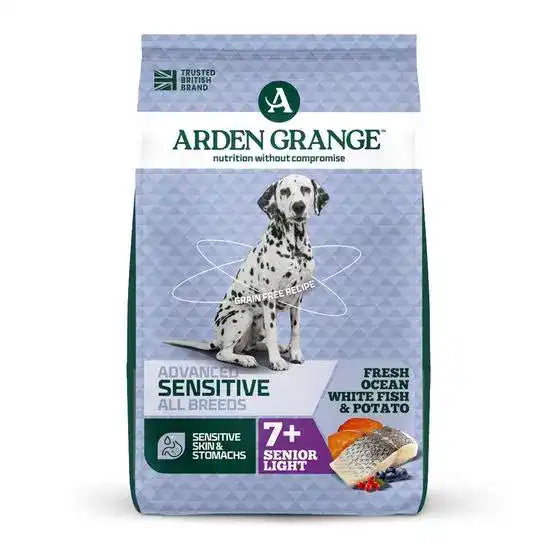 Arden Grange Sensitive Grain Free Light/senior Ocean White Fish & Potato 2kg product image
