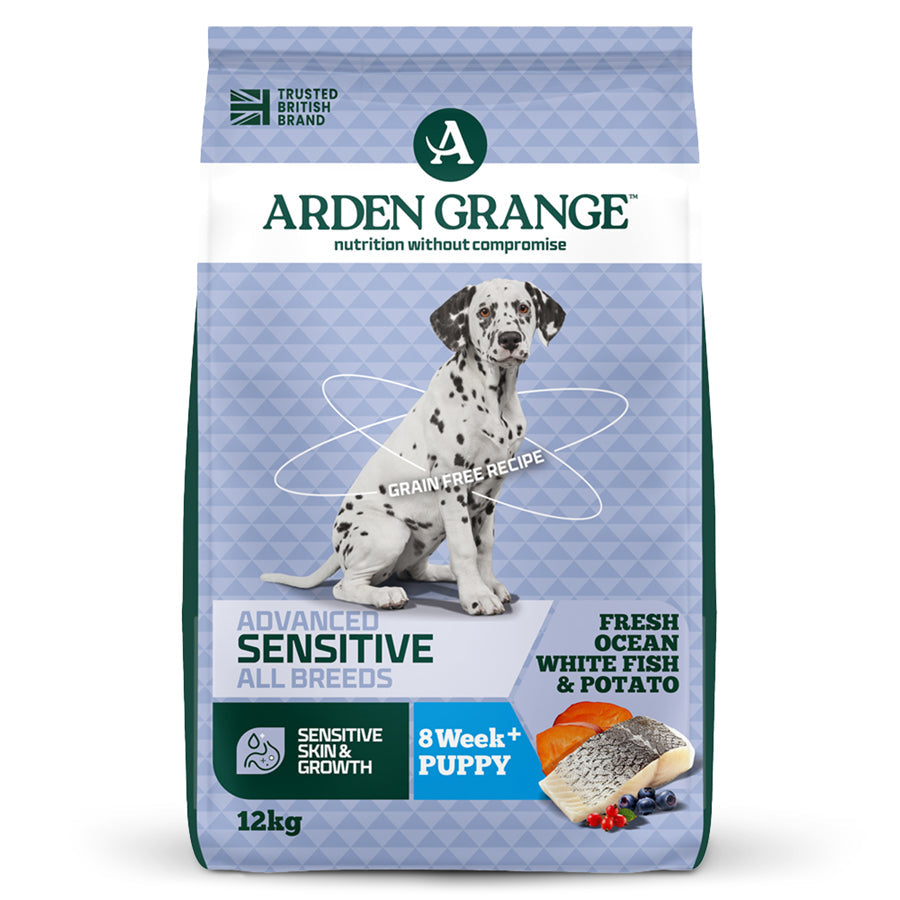 Arden Grange Sensitive Puppy/junior Ocean White Fish & Potato 12kg product image