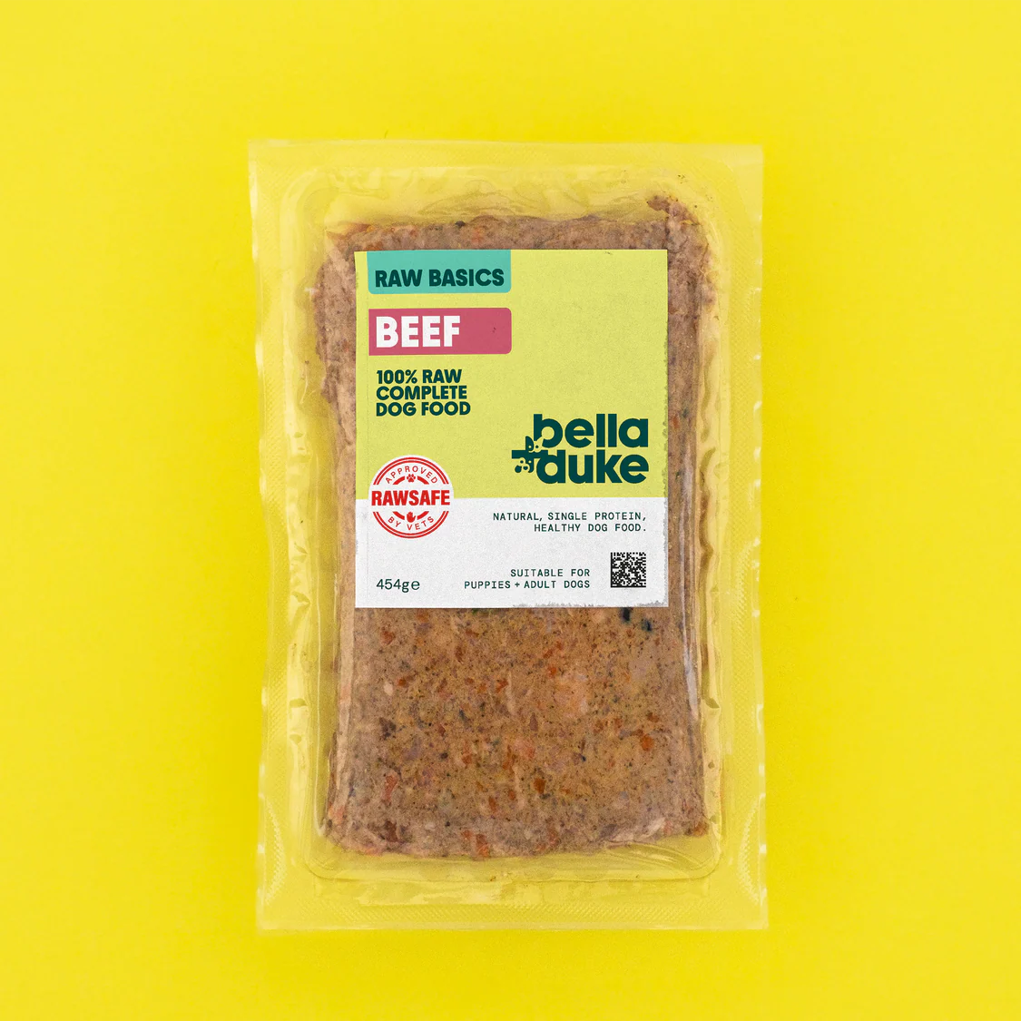 Bella & Duke Raw Basics Beef 454g