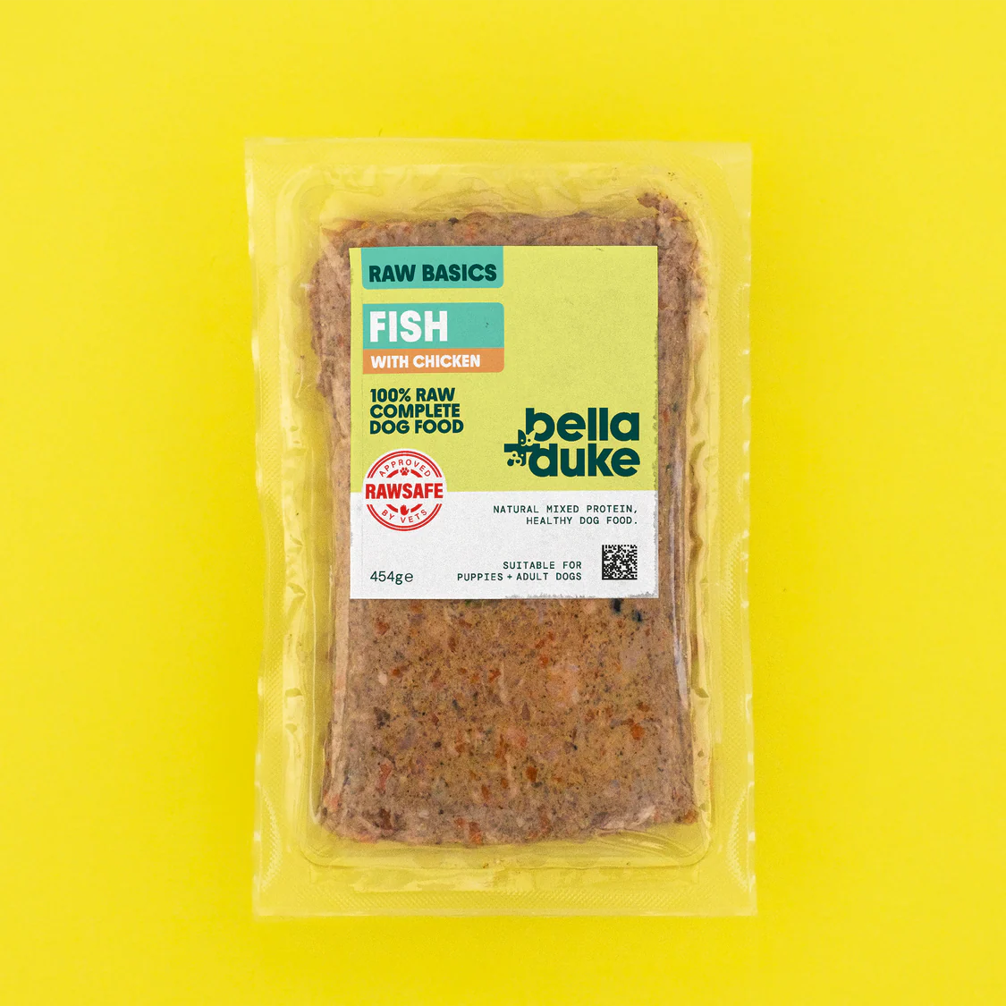 Bella & Duke Raw Basics Fish with Chicken 454g