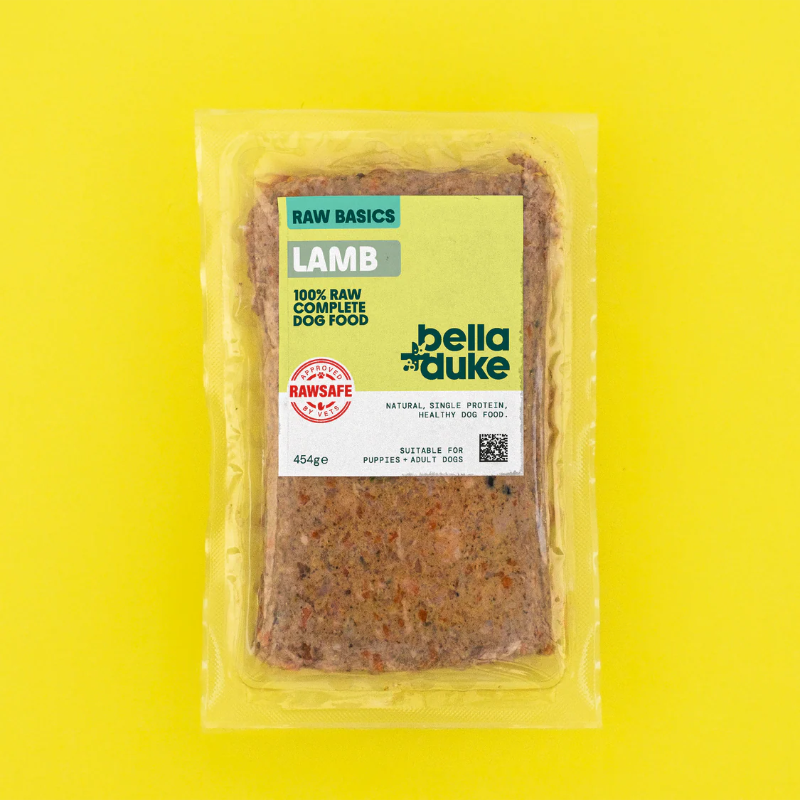 Bella & Duke Raw Basics Lamb 454g