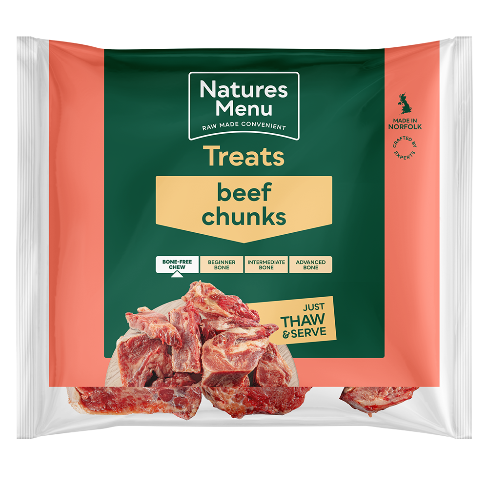 Natures Menu Raw Chunks Beef 1kg