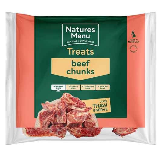 Natures Menu Raw Chunks Beef 1kg