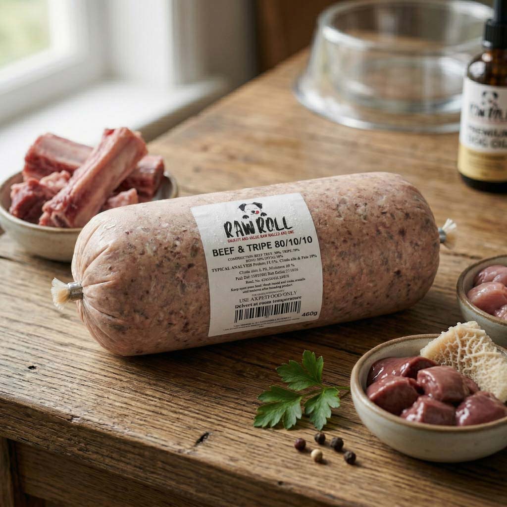 Just Natural Raw Roll Beef & Tripe 460g