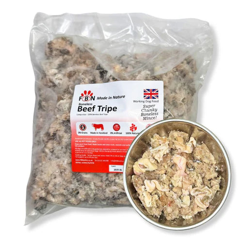 Fur Baby Nutrition Beef Tripe Frozen Dog Food 1kg