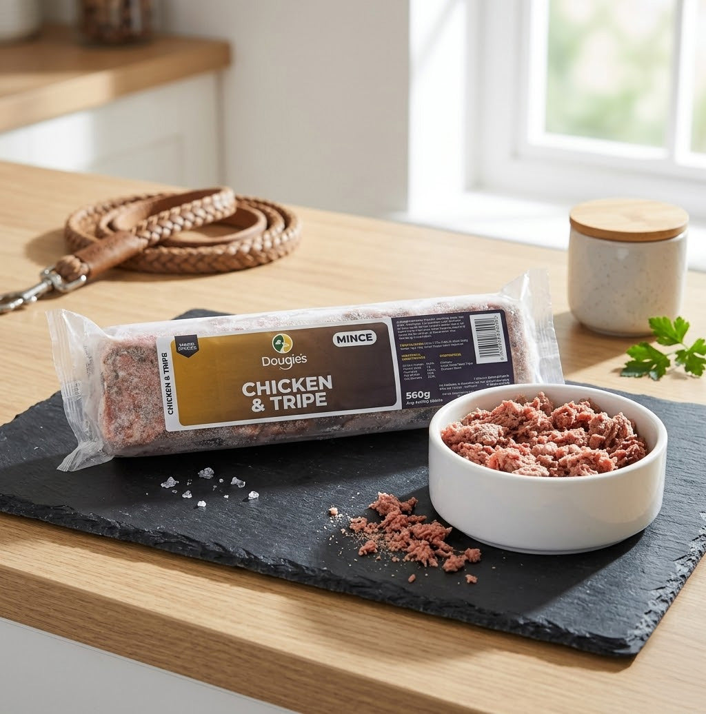 Dougies Just Mince Chicken & Tripe 560g