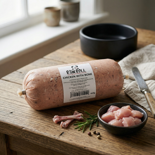 Just Natural Raw Roll Chicken & Bone 460g