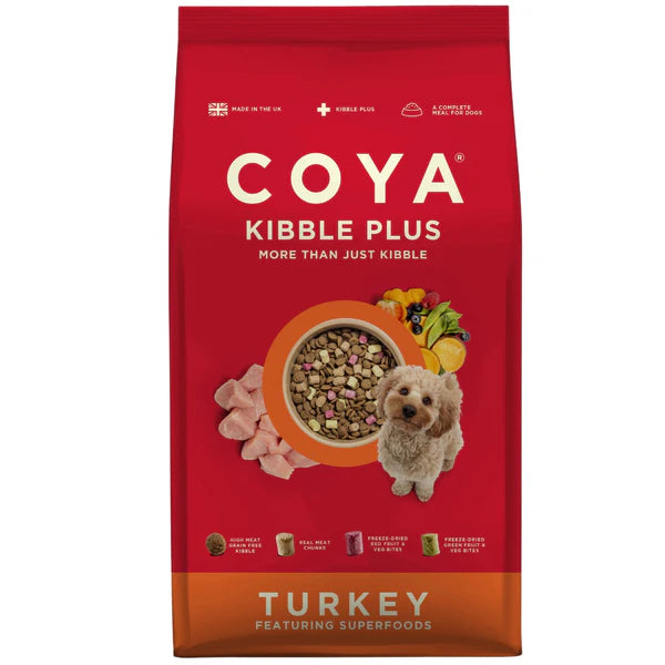 Coya Kibble Plus Adult Turkey 1.5kg product image