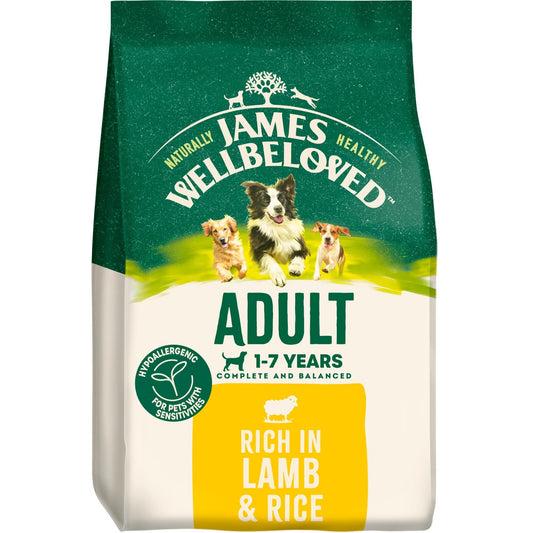 James Wellbeloved Dog Adult Lamb 15Kg