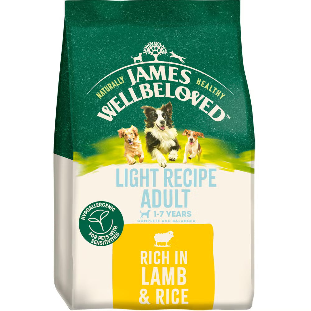 James Wellbeloved Dog Light Lamb 12kg