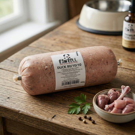 Just Natural Raw Roll Duck 460g
