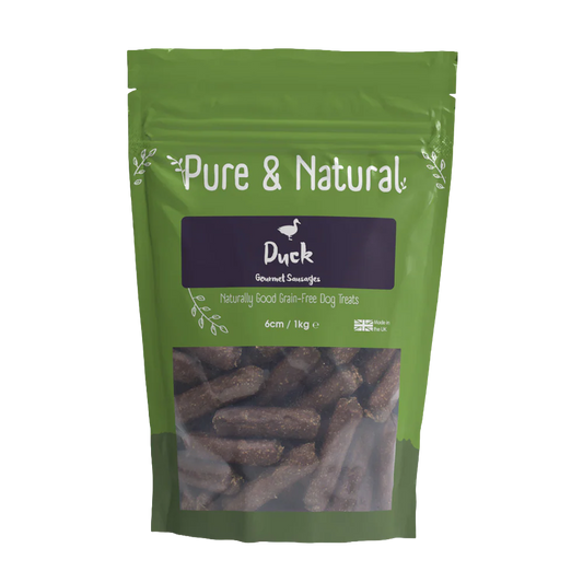 Pure & Natural Sausages Duck 6cm 1kg