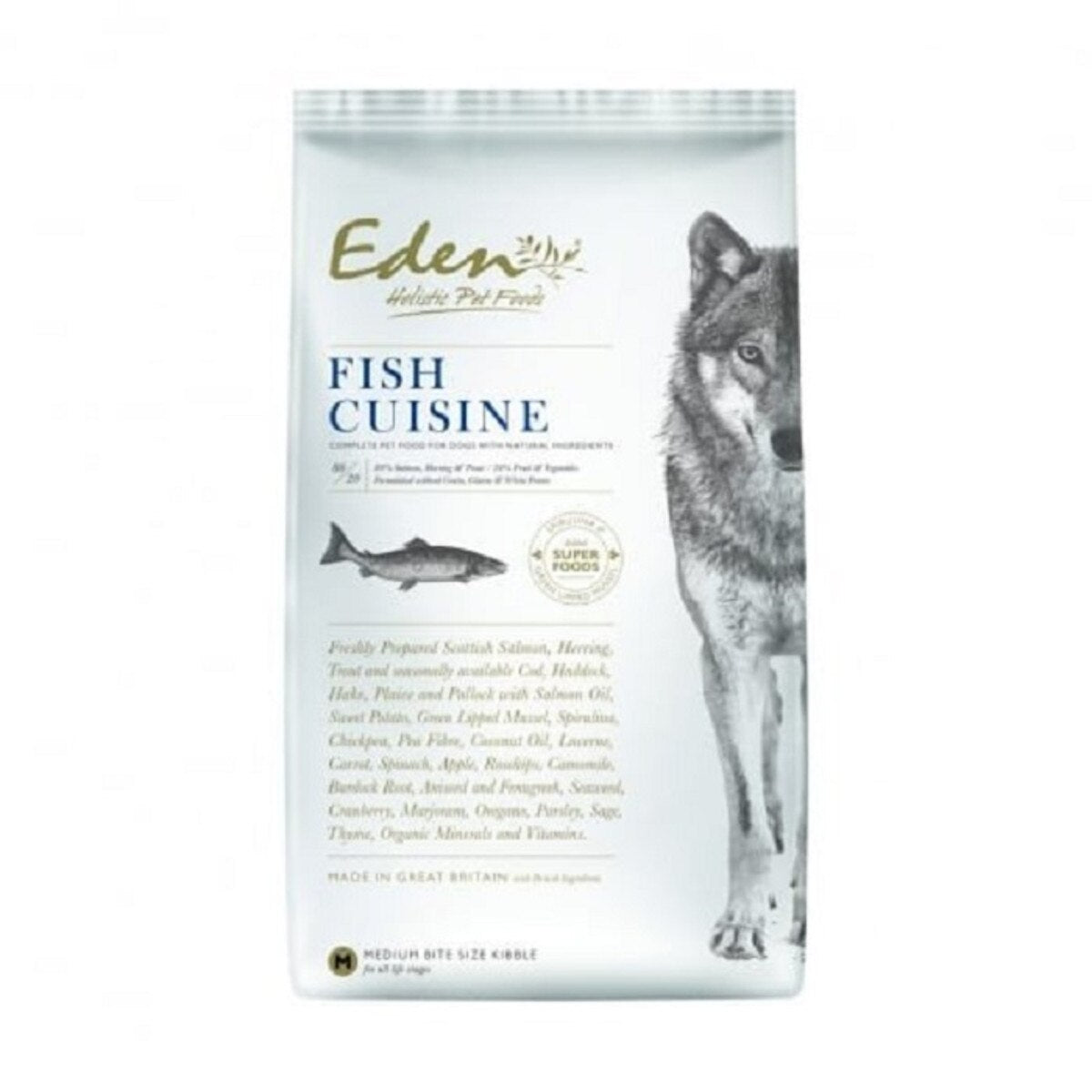 Eden 2Kg Fish Cuisine Medium Kibble product image