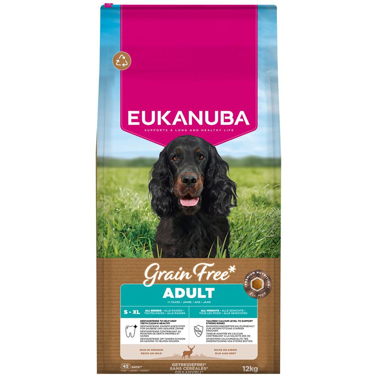 Eukanuba Adult Dog Grain Free Venison 12kg product image