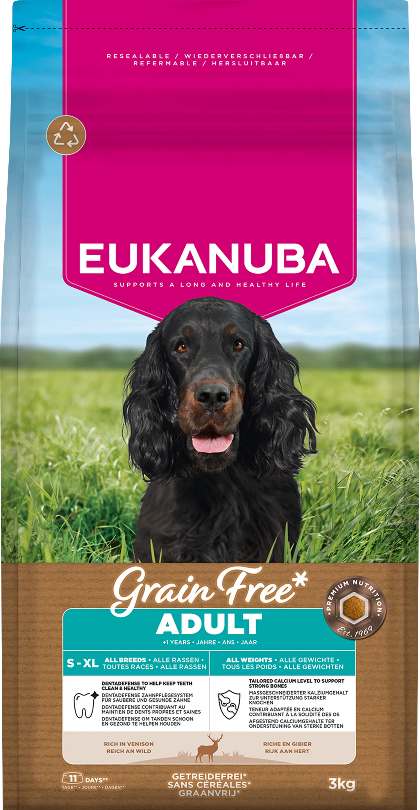 Eukanuba Adult Grain-Free Venison 3kg product image