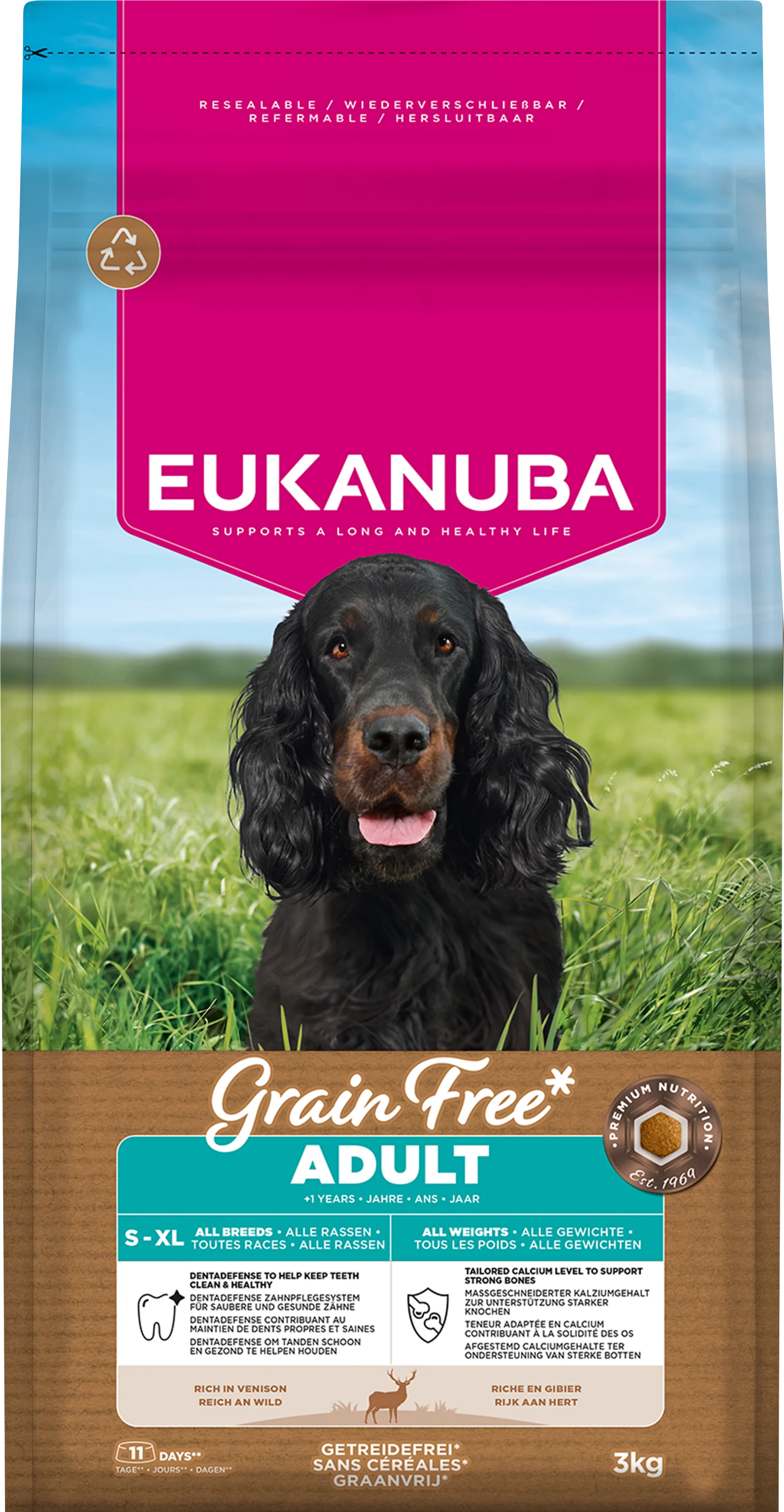 Eukanuba Adult Grain-Free Venison 3kg product image
