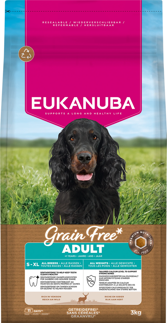 Eukanuba Adult Grain-Free Venison 3kg product image