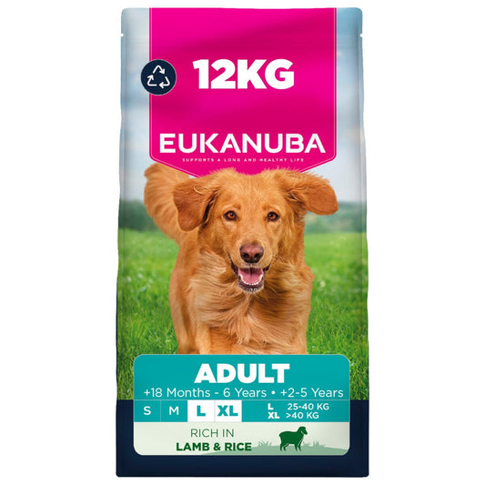 Eukanuba Adult Lamb & Rice Large Breed 12Kg product image