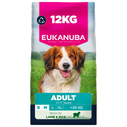 Eukanuba Adult Lamb & Rice Small/Medium Breed 12Kg product image
