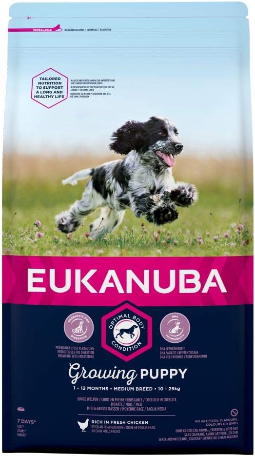 Eukanuba Growing Puppy Medium Breed Chicken 2kg product image