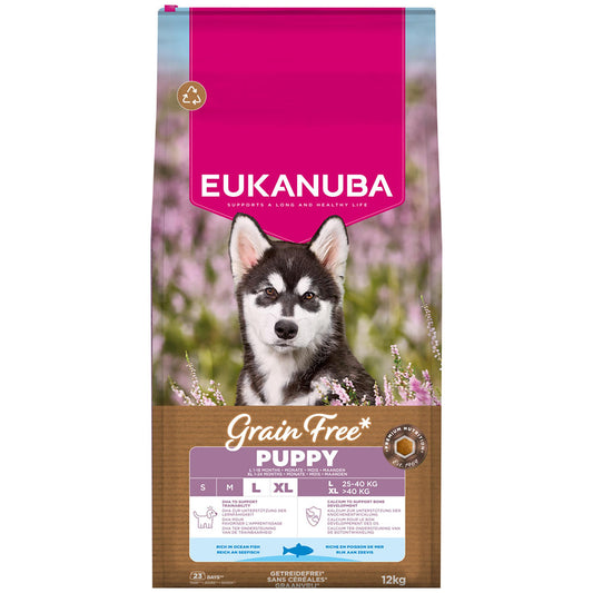 Eukanuba Puppy Grain Free Ocean Fish Large Breed 12kg product image