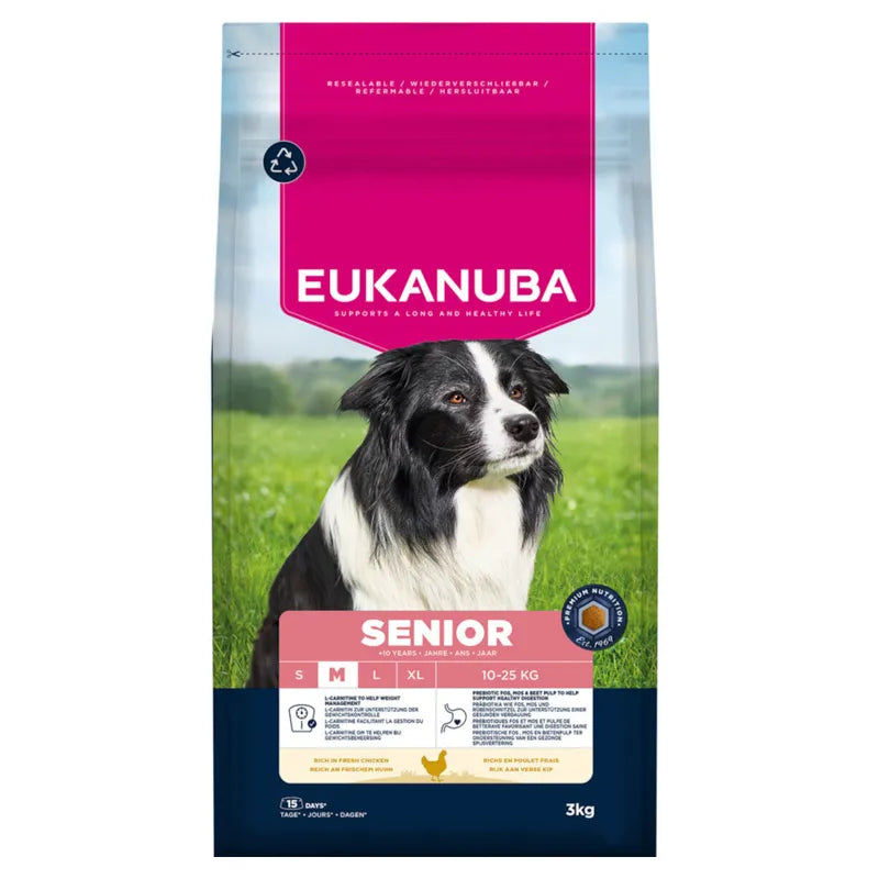 Eukanuba Senior Medium Breed Chicken 3kg product image