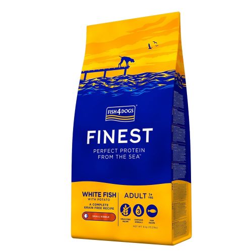 Fish4Dogs Finest Adult White Fish With Potato (Small Kibble) 6kg product image