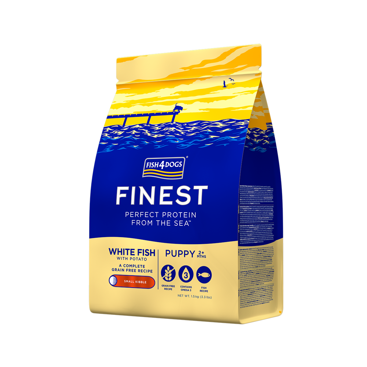 Fish4Dogs Finest Puppy White Fish With Potato (Small Kibble) 1.5kg product image