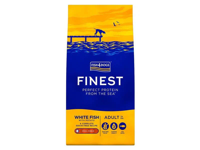 Fish4Dogs Finest White Fish Small Kibble 12kg product image