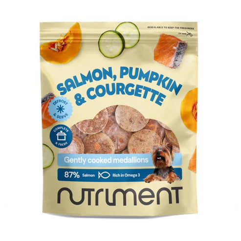 Nutriment Medallions Salmon, Pumpkin And Courgette 800g