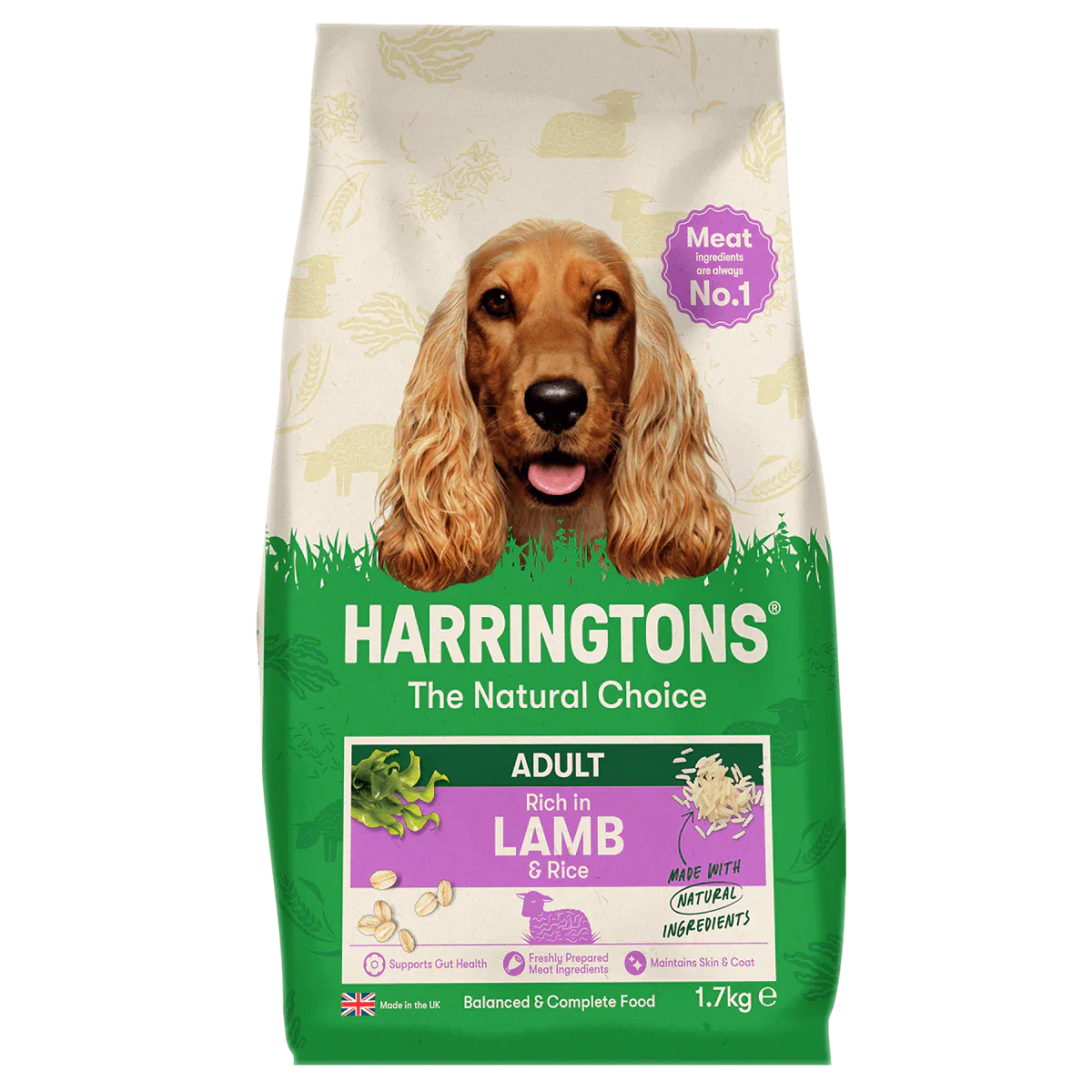 Harringtons Dog Lamb & Rice 1.7kg product image