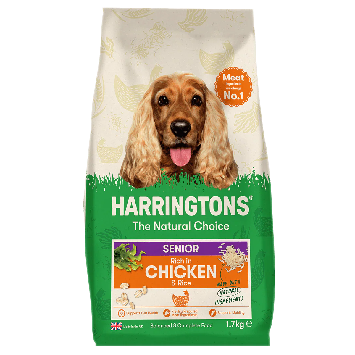 Harringtons Dog Senior Chicken 1.7Kg product image